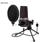 유튜버 장비, USB 컴퓨터 마이크, 카디오이드 콘덴서 마이크 데스크탑 PC/노트북 팝 필터, 방진 충격 마운트, 음소거 버튼,중국을 포함한 전... 