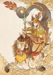 Pin page 지하여장군은 천하대장군과 함께 마을을 지키는... 지하여장군을 조각한 나무 조각상을 만들어 두었다.(장승... 