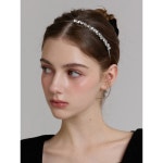 [장폴클라리쎄] 오발 크리스탈 헤어밴드 JP-24-503HB
