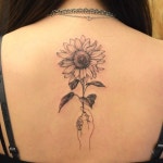 flower#flowertattoo#해바라기#해바라기타투#해바라기그림#타투이스트그레인#tattoo_grain#꽃타투#라인워크#라인타투