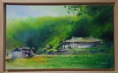 도시 사진 | 꽃 사진, 그림 그리기, 수채화 풍경