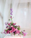 6 Gostos, 0 Comentários - Ju Young Park AIFD/CFD/DFA (@laroseschool) no Instagram: 라로즈 스쿨 Benz school floral design과정 비대칭... 