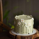Pin page Maison Olivia 메종올리비아 on Instagram: 🌿 Daisy Cake... flowercake #메종올리비아  #maisonolivia #케이크디자인... 