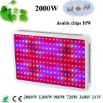 새로운 디자인 더블 칩 2000 와트 1200 와트 900 와트 720 와트 360 와트 24 와트 led 빛 전체 스펙트럼 성장 램프 수경 텐트... 