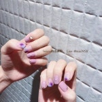 • Nail Design 컬러별네일 *보라색 라벤더네일 보라보라해~💜 (violet, purple nail)