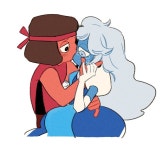 L O V E - 구리곰곰장구리곰 | Sapphire steven universe, Steven universe fanart, Steven universe