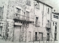 #Sketch #drawing #연필드로잉 #연필 #소묘 #스케치 #드로잉 #풍경 #도시 #거리 #scape #street #building | 스케치, 연필 드로잉, 배경