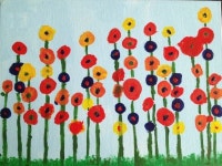 Pin de 설미선 en 봄 en 2020 | Artesanías de flores, Pintura circular, Arte montessori
