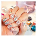 Nail Art Idea Pin By #Akiwarinda | 네일, 젤네일아트, 젤네일