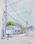 감성일러스트 #일상속예술 #한국의풍경 #minheeart #ubansketch #penandink #pendrawing #watercolor #어반스케치 #펜드로잉 #골목#시골풍경