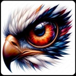 Art에 있는 Raphael님의 핀 - 2025 | 데칼, 독수리, 눈