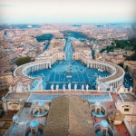 D-24 #성베드로광장 #천국의열쇠 #쿠폴라 #로마시내 #풍경 #바티칸 #이탈리아 #유럽여행 #keytoheaven... 