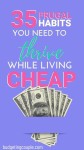 32 Cheap Living Tips: How To Live Cheap & Enjoy Your Money in 2020 | Frugal habits, Frugal, Save money fast