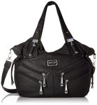 Scarleton Front Zippers Washed Shoulder Bag H1476 | 가방