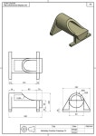 Pin by 스터디캐드캠(STUDYCADCAM) on 3D Modeling Practice | Autocad isometric drawing, Mechanical engineering design, Technical... 