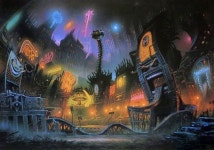 Pin by tttjjj333 on 사이버펑크디젤펑크메카닉기계적요소어쩌구들 | Surreal art, Dark fantasy art, Scary art