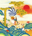 대한민국민화공모대전 - 오향미 - 봉황도 대한민국민화공모대전 - 오향미 - 봉황도 | 새 그림, 민화, 한국의 미술