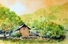 그림 | 기초수채화, 풍경