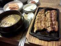 장어구이세트 @만운성. 제주에서 민물장어는 좀 비싼듯. 그래도 별미로 먹을만함. | 음식