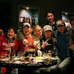 왼쪽 은 라이타를켜라 제작진들 사랑하는 연웅이형님 그리고 나 가운데 오른쪽으로 윤도현 밴드에 허준, 영화배우...