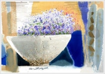 신종식 화백의 색 맑은 수채화 그림