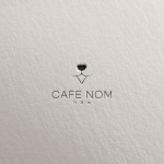 Cafenom logo design of the dog cafe. :) - 2022 | 로고 디자인, 로고, 카페