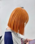 성수동 미용실 온야드 캐럿오렌지 KOREAN HAIR STYLE ONYAD BOB Carat Orange Pin on Color List