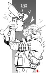 Pin page 밀라야 사랑한다 /에레스🎮 on Twitter: 토끼 뽀뽀~💖 유님 리퀘스트로 그린 옥테인입니다~ #ApexLegends https://t.... 