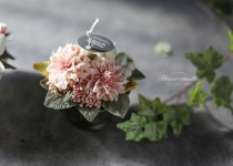 코코메종 캔들_cocomaison candle_ 다알리아 플라워파이핑으로 만든 소이캔들이에요 | Flower candle, Aromatherapy candles