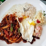 #페북사진공유❌❌님: “#정원레스토랑#치즈돈까스#오징어불고기라이스 . 맛과 양에 비해 가격이 넘 저렴해😍 특히 다 먹어갈때쯤... 