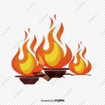 불의 분지, 불 클립 아트, 갈색, 불 PNG 일러스트 및 PSD 이미지 무료 다운로드 - Pngtree