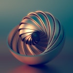 Spin Geometric Forms 3D art by ANGELATRIKS | 아이디어