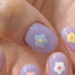 네일아트 on Instagram: ⠀⠀⠀⠀⠀⠀⠀⠀⠀⠀⠀⠀⠀⠀ @lala_salon_nail #이달의아트 꽃밭🌼🌼🌼🌼🌼 우리의 수다는 30분... 