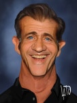 Caricature of Mel Gibson | 캐리커처, 풍자 만화, 포스터