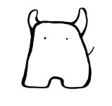 먹그림-소 Ghim của 곰이작업실 trên 일러스트