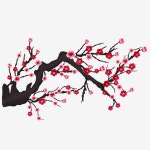 아름다운 매화 배경 디자인, 매화, 피는 매화, 겨울 PNG, 일러스트 및 벡터 에 대한 무료 다운로드 - Pngtree