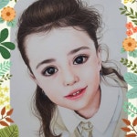 Pin page #색연필화 #색연필특강 #색연필화배우기... 색연필화 ]  세상에~ 이리 눈이큰아이가 있어요😃 너무나 예쁘죠??ㅎㅎ😍 그리는... 