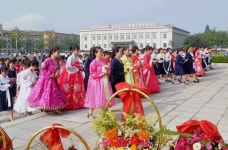 각지에서 공화국창건 68돐을 성대히 경축-《조선의 오늘》
