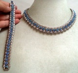 MIND BLOWING VINTAGE SIGNED CROWN TRIFARI BRACELET NECKLACE SET MINT!!! G6640 | 목걸이