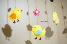 유치원, 어린이집 봄 모빌, 병아리 모빌, 꿀벌모빌, 봄 환경구성