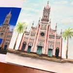 สมุดศิลปะ에 있는 Khanisorn Thiangkul님의 핀 | 그리기, 수채화