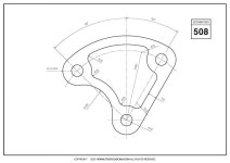 STUDYCADCAM 2D CAD EXERCISES 508 (PDF) STUDYCADCAM 2D CAD 연습 508 (PDF) - Payhip in 2024 | Technical drawing, Autocad... 