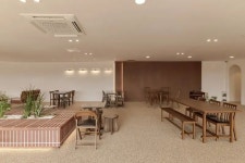우드톤 플랜테리어 모던내추럴 컨셉 60평 대형 카페 인테리어 (청주 흥덕구)