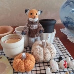 #뜨개인형 #뜨개질 #여우인형 #knittinfox#핼러윈호박#pumpkin #kittingpumpkin#halloweenpumpkin #knittingtoys #knittingdol… in... 