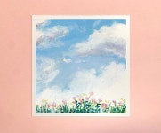 하늘이 주는 시원함이 좋아요☁️ #하늘그림#오일파스텔 #감성사진 #감성그림#좋은그림#하늘#drawing #oilpastel…