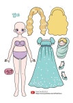 Rapunzel house Quiet Book 라푼젤 동화 종이인형 스퀴시북 만들기! DIY