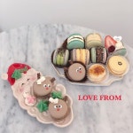 Instagram 上的 러브프롬 love from♥ (상표등록완료)：「 오늘의 라인업입니다 •클래식카롱 -루돌프🎄초코우유초코칩 -순수우유... 