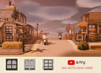 acnh western design あつ森 マイデザイン 모동숲 서부시대