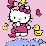 more duck more duck in 2024 | Hello kitty, Hello kitty backgrounds, Kitty