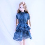 만들었는데 뒤틀려서 버리기 아까워 염색해서 입혀줌 ㅎ today momoko 1702 #모모꼬 #momoko #momokodoll #dolloutfit”